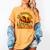 Teacher All Teachers Love Brains Halloween Party Women's Comfort Colors T-Shirt Mustard