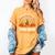 Teacher Thanksgiving Thankful For My Third Grade Turkeys Women's Comfort Colors T-Shirt Mustard