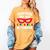 Teachers Are Just Superheroes In Disguise School Women's Comfort Colors T-Shirt Mustard Teachers Are Just Superheroes In Disguise School Women's Comfort Colors T-Shirt Mustard
