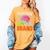 Teachers Love Brains Halloween 2025 Skeleton Costume Women's Comfort Colors T-Shirt Mustard Teachers Love Brains Halloween 2025 Skeleton Costume Women's Comfort Colors T-Shirt Mustard
