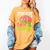 Teachers Love Brains Zombie Teacher Halloween Zombies Women's Comfort Colors T-Shirt Mustard