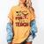 Teachers Oh What Fun It Is To Teach Cute Red Plaid Reindeer Women's Comfort Colors T-Shirt Mustard