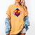Teachers Are Superheroes 4th Grade Super Teacher Staff Men Women Women's Comfort Colors T-Shirt Mustard