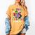 Teachers Are Superheroes Back To School Women's Comfort Colors T-Shirt Mustard