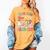 Teaching Future Leaders Groovy Teacher Back To School Women's Comfort Colors T-Shirt Mustard Teaching Future Leaders Groovy Teacher Back To School Women's Comfort Colors T-Shirt Mustard