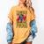 Teaching Is My Super Power Superhero Teacher Women's Comfort Colors T-Shirt Mustard Teaching Is My Super Power Superhero Teacher Women's Comfort Colors T-Shirt Mustard
