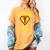 Teaching Is My Superpower Fun Elementary Teacher 1st Grade Women's Comfort Colors T-Shirt Mustard