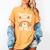 Teaching Tiny Humans Big Things I Teacher Women's Comfort Colors T-Shirt Mustard