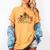 Test Day Teacher Shirt You Can Do Hard Things Women Kids Women's Comfort Colors T-Shirt Mustard