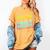 Testing Day Test Day May The Skills Be With You Teacher Women's Comfort Colors T-Shirt Mustard