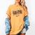 Thankful Teacher Shirts For Women Teach Thanksgiving Teacher Women's Comfort Colors T-Shirt Mustard