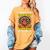 Thanksgiving I Teach Coolest Turkeys Teacher Fall Women Men Women's Comfort Colors T-Shirt Mustard