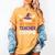 Tired Teacher Costume For Humor Halloween Women's Comfort Colors T-Shirt Mustard