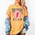 Tired Teachers Club Study Lover School Apparel Women's Comfort Colors T-Shirt Mustard