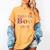 Toddler Boo Crew Halloween Daycare Teacher Kids Women's Comfort Colors T-Shirt Mustard