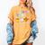Trick Or Teach Cute Halloween Teacher Women's Comfort Colors T-Shirt Mustard Trick Or Teach Cute Halloween Teacher Women's Comfort Colors T-Shirt Mustard