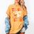 Trick Or Teach Halloween Shirt For Teacher Kids Floral Ghost Women's Comfort Colors T-Shirt Mustard