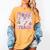 Trick Or Teach Retro Halloween Teacher Look Women's Comfort Colors T-Shirt Mustard
