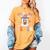 Trick Or Teach Teacher Groovy Ghost Halloween Teacher Women's Comfort Colors T-Shirt Mustard Trick Or Teach Teacher Groovy Ghost Halloween Teacher Women's Comfort Colors T-Shirt Mustard