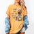 Turkey Thanksgiving Art Teacher Costume Tee For Artists Women's Comfort Colors T-Shirt Mustard