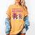 Twinning With My Para Teacher Matching Paraprofessional 70s For Men Women Women's Comfort Colors T-Shirt Mustard Twinning With My Para Teacher Matching Paraprofessional 70s For Men Women Women's Comfort Colors T-Shirt Mustard