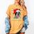 Ugly Xmas Sweater Santa Boston Terrier Dog Christmas For Men Women Kids Women's Comfort Colors T-Shirt Mustard