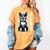 USA Flag Boston Terrier Best Dog Mom Ever 2025 Women's Comfort Colors T-Shirt Mustard