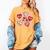 Valentine You Are Loved Worthy Enough Candy Heart Teacher For Men Women Girls Kids Women's Comfort Colors T-Shirt Mustard