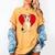 Valentine's Day Boston Terrier Lover Women's Comfort Colors T-Shirt Mustard