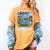 Van Go Retro Vanlife Art Teacher Women's Comfort Colors T-Shirt Mustard Van Go Retro Vanlife Art Teacher Women's Comfort Colors T-Shirt Mustard