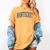 Varsity Grey Nantucket Women's Comfort Colors T-Shirt Mustard