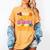 Will Trade Students For Donuts Halloween Teacher Women's Comfort Colors T-Shirt Mustard