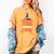 Witchy Halloween Hocus Pocus Everybody Focus Teacher Pumpkin Women's Comfort Colors T-Shirt Mustard