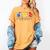 Women Art Teacher Back To School Artist Primary Color Theory Women's Comfort Colors T-Shirt Mustard