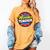 Wonder Teacher Super Woman Power Superhero Back To School Women's Comfort Colors T-Shirt Mustard