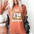 5K Boo Crew Halloween Teacher K5 Floral Ghost Trick Or Teach Women's Comfort Colors T-Shirt Yam