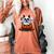 Boston Terrier Ghost Boo Halloween Kids Women's Comfort Colors T-Shirt Yam