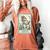 Boston Terrier Mom Skeleton Tarot Card Witch Vibes Dog Mom Women's Comfort Colors T-Shirt Yam