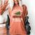 Christmas Teacher Squad Festive Car Tree Lights Xmas Women's Comfort Colors T-Shirt Yam