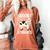 Cow Teacher Lover Women's Comfort Colors T-Shirt Yam