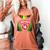 Crayon Box Fun Teacher Student Crayon Squad Halloween 2023 Women's Comfort Colors T-Shirt Yam