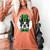 Green Boston Terrier Shamrock St Patricks Day Boston Terrier Women's Comfort Colors T-Shirt Yam