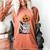 Halloween Skeleton Boston Terrier Women's Comfort Colors T-Shirt Yam