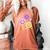 Happy To See Your Face Teacher Flower Back To School Women's Comfort Colors T-Shirt Yam