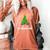 Math Geometry Christmas Tree Geometree Teacher Women's Comfort Colors T-Shirt Yam