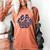 Panthers Paw Print Leopard Maroon Panther Pride Teacher Women's Comfort Colors T-Shirt Yam