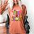 Retro Trick Or Teach Leopard Ghost Halloween Spooky Teacher Women's Comfort Colors T-Shirt Yam
