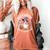 Silly Goose Spooky Teacher Club Halloween Witch Ghost Women's Comfort Colors T-Shirt Yam