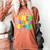 This Teacher 80s 90s Teachers's Day Glows Last Day Of School Women's Comfort Colors T-Shirt Yam