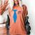 Teacher Tie & Pocket Protector Costume School Women's Comfort Colors T-Shirt Yam Teacher Tie & Pocket Protector Costume School Women's Comfort Colors T-Shirt Yam
